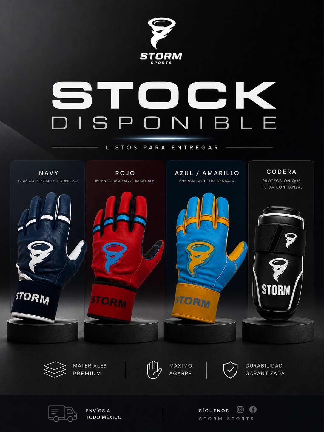 Stock disponible Storm Sports